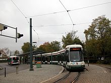 Straßenbahn der Augsburger Verkehrsgesellschaft