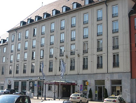 Augsburg Hotel 3 Mohren Fassade