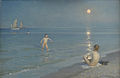 P.S. Krøyer, Badende drenge en sommeraften ved Skagens strand, 1899, Statens Museum for Kunst, www.smk.dk