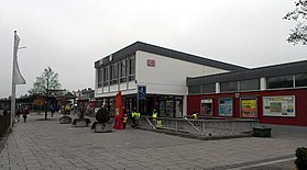 Empfangsgebäude des Bahnhofs Amberg, 2012