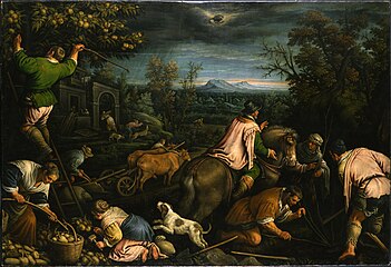 Jacopo Bassano, Allégorie de l'automne.