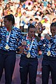 Deutsch: Beachhandball bei den Olympischen Jugendspielen 2018 in Buenos Aires; Tag 7, 13. Oktober 2018; Medaillenzeremonie Mädchen - Gold: Argentinien, Silber: Kroatien, Bronze: Ungarn English: Beach handball at the 2018 Summer Youth Olympics in Buenos Aires at 13 October 2018 – Medal Ceremony Girls - Gold: Argentina, Silver: Croatia, Bronze: Hungary Español: Handball de playa en los Juegos Olimpicos de la Juventud Buenos Aires 2018 en 13 de octubre de 2018 – Medalla Ceremonia para niñas - Oro: Argentina, Plata: Croacia, Bronce: Hungría