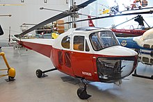 A Bell 47B of the type used by HAT Bell 47B 'N116B' (51224155510).jpg