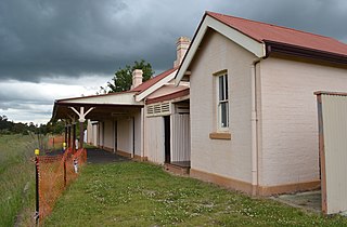 <span class="mw-page-title-main">Ben Lomond railway station</span> Historic site in New South Wales, Australia