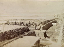Bengal Sappers in Kabul, 1879 Bengal Sapper and Miners Bastion, in Sherpur cantonment, Kabul, Second Afghan War, c. 1879.jpg