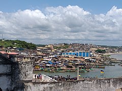 Benya lagoon and it surroundings located in Elmina