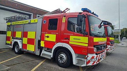 Berkshire Fire and Rescue appliance
