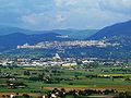 View from Bettona to Assisi