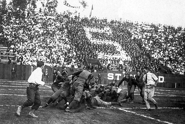 The 1905 Big Game played at Stanford