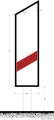 10: One-stripe Beacon about 80m before Level Crossing (right)