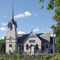 Bjurbäcks kyrka i augusti 2011