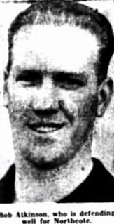 Bob Atkinson (footballer, born 1913) Australian rules footballer, born 1913