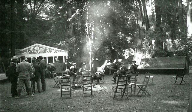 Bohemian Grove during the summer Hi-Jinks, circa 1911–1916