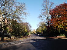 View north along Bradmore Road from the junction with Norham Gardens. Bradmore Road, Oxford.JPG