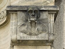 Busta na „Werner-Bau“ ve Freibergu