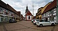 Breuberg - Neustadt / Marktplatz mit Kirche und ehem. Kreisamt