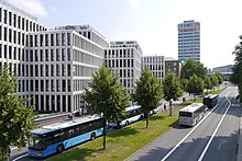 Der Standort der Westdeutschen Zeitung im Zentrum Elberfelds