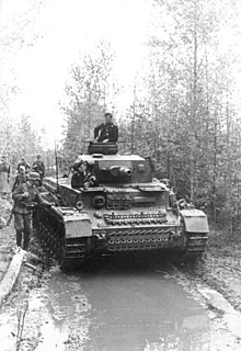 PzKpfw.IV Ausf.F в лесу, март 1942 года