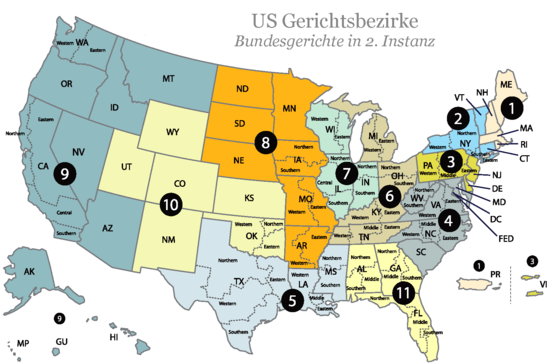 Federal Judicial Districts (USA) .png