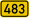 Bundesstraße 483 number.svg