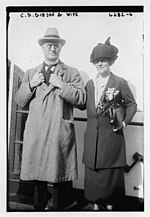 Thumbnail for File:C.D. Gibson &amp; wife LCCN2014717834.jpg