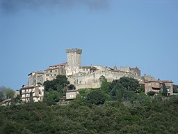 Panorama of Capalbio, Maremma, Southern Tuscany 