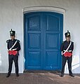 * Nomination Soldiers of the Argentine Army on duty at the Casa de Tucumán wearing the historical uniform of the Infantry Regiment No. 10 Gral Racedo. --Ezarate 18:12, 30 July 2023 (UTC) * Promotion  Support Good quality. --MB-one 13:31, 6 August 2023 (UTC)