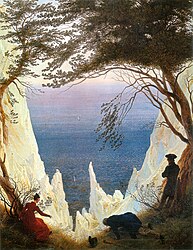 Caspar David Friedrich: Chalk Cliffs at Ruegen