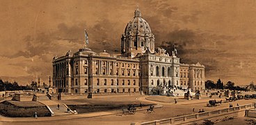 Cass Gilbert's competition drawing for the Capitol-1895.jpg