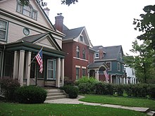 The Central Avenue Historic District in Grafton Hill Central Avenue Historic District in Dayton.jpg