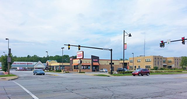 Downtown Portage in 2016