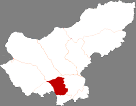 Localización de Zhèngxiāngbái Qí