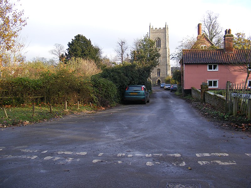 File:Church Lane, Ufford - geograph.org.uk - 2176739.jpg