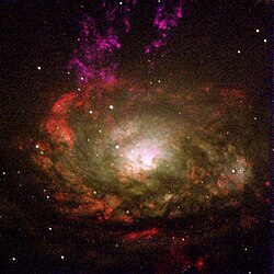 תמונה של גלקסיית המחוגה שצולמה על ידי טלסקופ החלל האבל