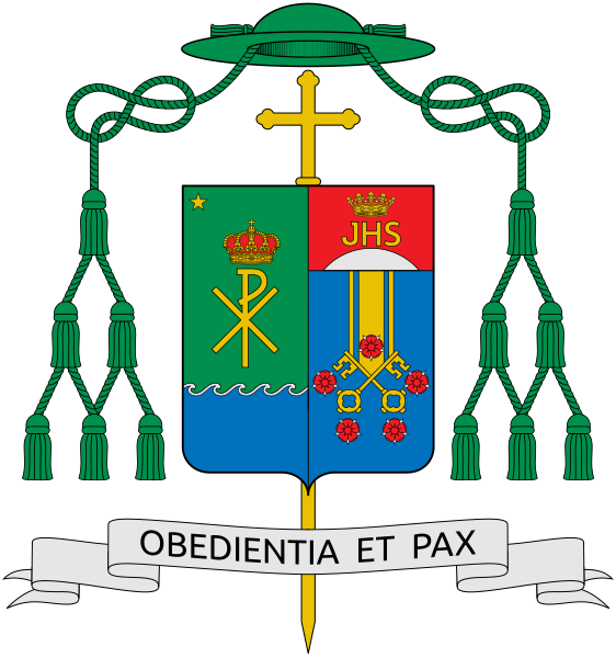 File:Coat of arms of Pedro Rosales Dean as Bishop of Tagum.svg