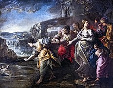 Mosè salvato dalle acque by Alessandro Gherardini (Moses saved from the waters) - Collection Motais de Narbonne