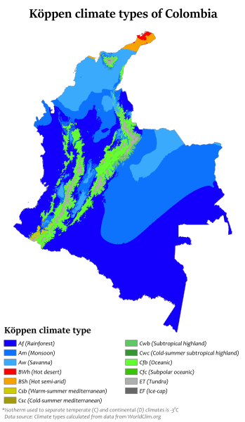 File:Colombia Köppen.svg