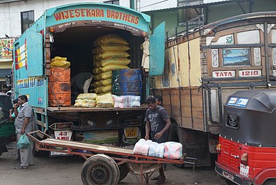 le marché aux légumes de Colombo, au Sri Lanka.- Asie du Sud