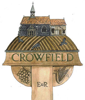 Crowfield, Suffolk Human settlement in England