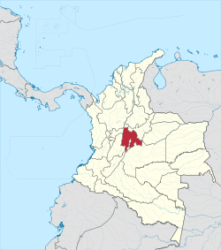 Cundinamarca in Colombia.svg