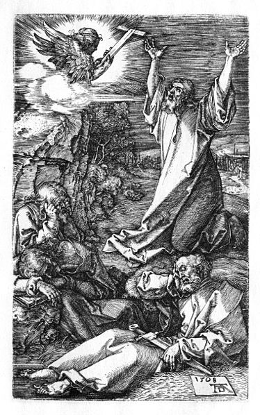 File:Dürer, Kupferstichpassion 02, Am Ölberg.jpg