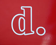 DDOT logo on a DC Circulator bus. D-dot logo - circulator bus.jpg