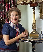 Vera Lynn (pictured in 1973) achieved her only UK number-one single in November 1954 with "My Son, My Son". Dame Vera Lynn Allan Warren.jpg