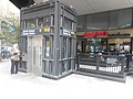 An elevator and staircase for the DeKalb Avenue (BMT Fourth Avenue Line)