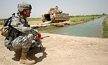 A soldier from the 2nd Battalion, 121st Infantry Regiment in Iraq during July 2005 Defense.gov News Photo 050706-F-5435R-069.jpg