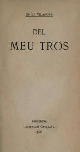 Del meu tros d'Emili Vilanova i March (ed. 1906)