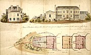 Designs for Willenhall House, 1829