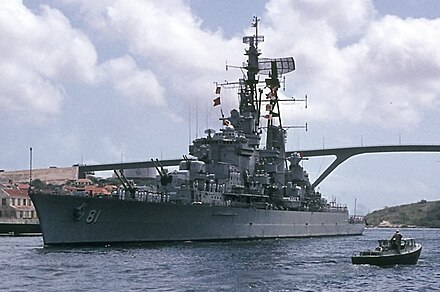 BAP Almirante Grau (CLM-81) in June 1973