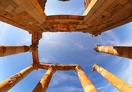 Septimien's temple, Djémila. Photographer : CMPhotos