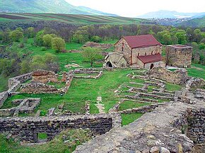 Ruinas de la fortaleza y de la iglesia de Dmanisi